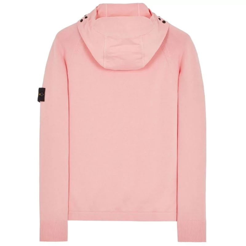 Stone Island Knitwear | Hooded Pink | Michael Chell