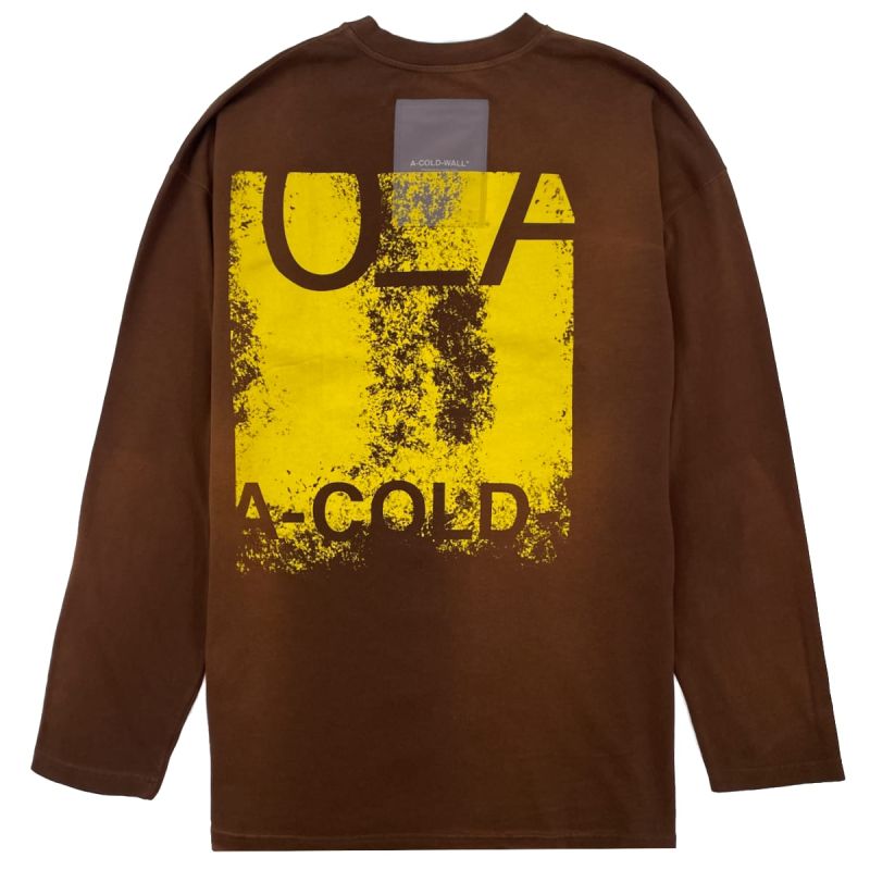 A-COLD-WALL* Plaster LS T-Shirt Dark Brown