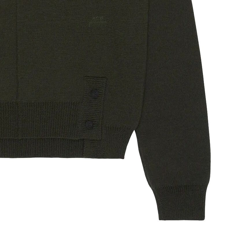 A-Cold-Wall Utility Mock Neck Knit - Dark Green