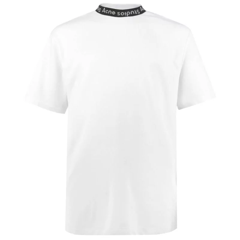 Acne Studios T-Shirt Logo Binding - Optic White - Michael Chell