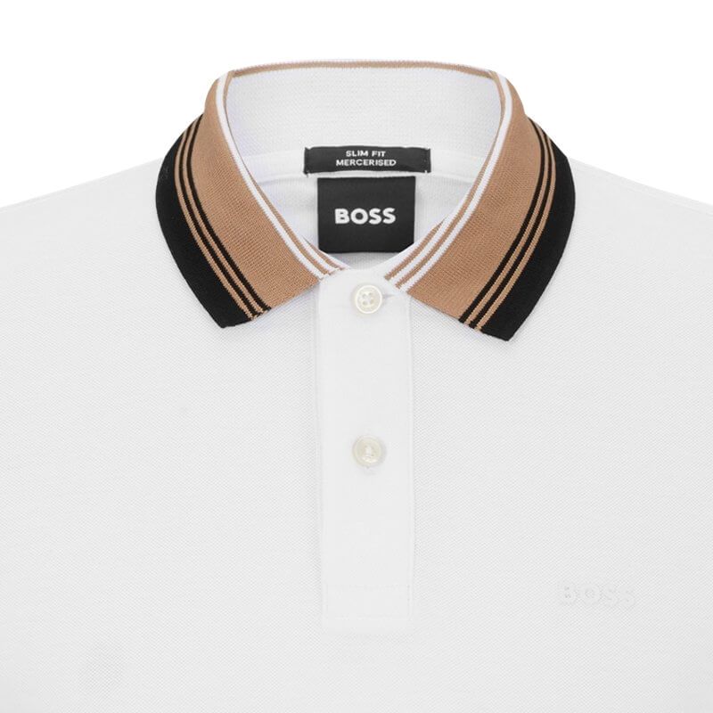 BOSS Polo Shirt Phillipson - White