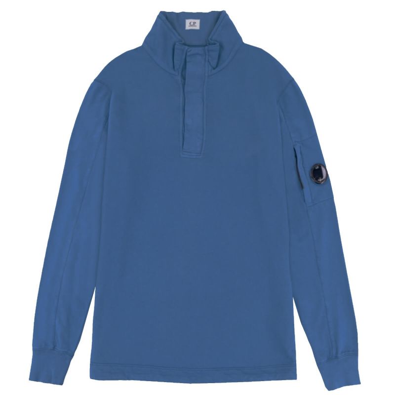 C.P. Company Sweatshirt Zip Neck - Lyons Blue