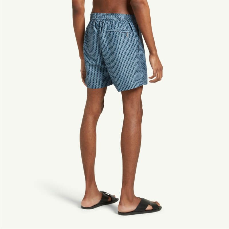 CHÉ Cosmo Geo Tailored Swimshort - Navy