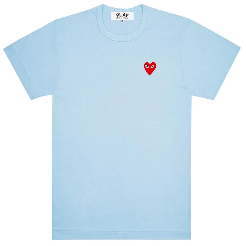 Comme des Garçons Play Heart T-Shirt - Blue