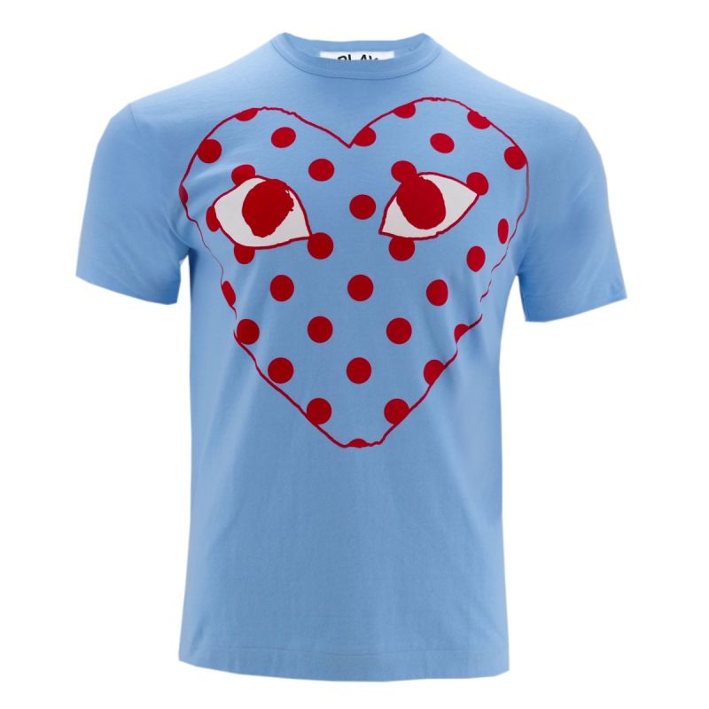 Comme Des Garcons Play Polka Dot Heart T-Shirt