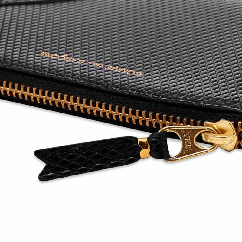CDG Luxury Pouch Wallet - Black