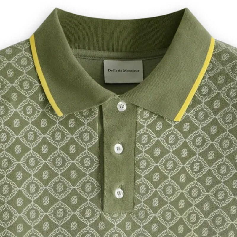 Drole de Monsieur Polo Shirt - Green