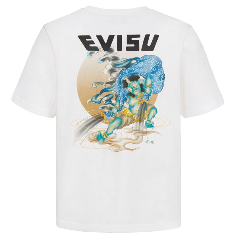 Evisu T-Shirt Fujin Graphic Print White