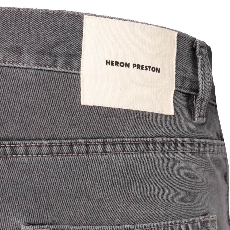 Heron Preston Jeans Acid Wash Label Grey