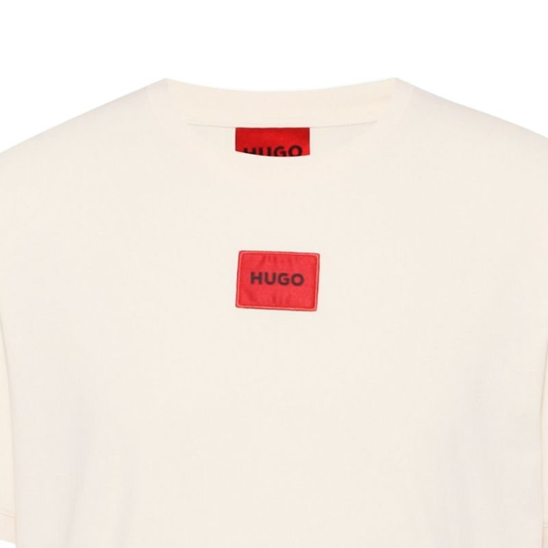 HUGO T-Shirt Diragolino - Natural