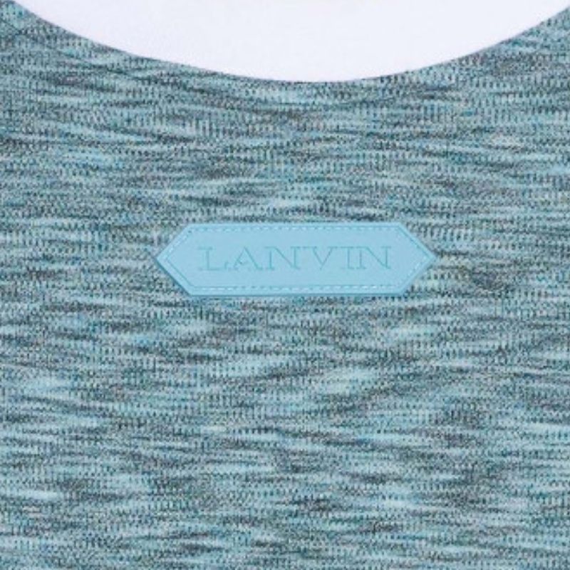 Lanvin T-Shirt Heathered Effect - Bottle Green