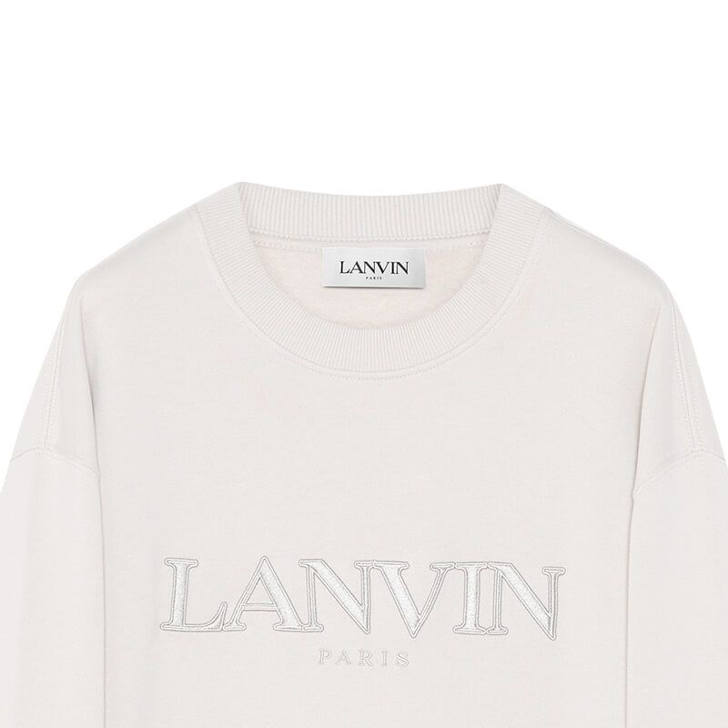 Lanvin Logo Sweatshirt - Mastic Beige