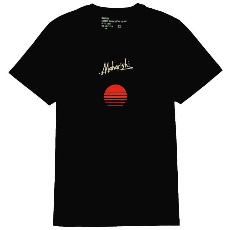 Maharishi T-Shirt Apocalypse Sunset - Black