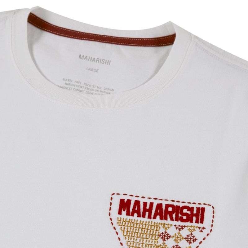 Maharishi T-Shirt World Tribe - White