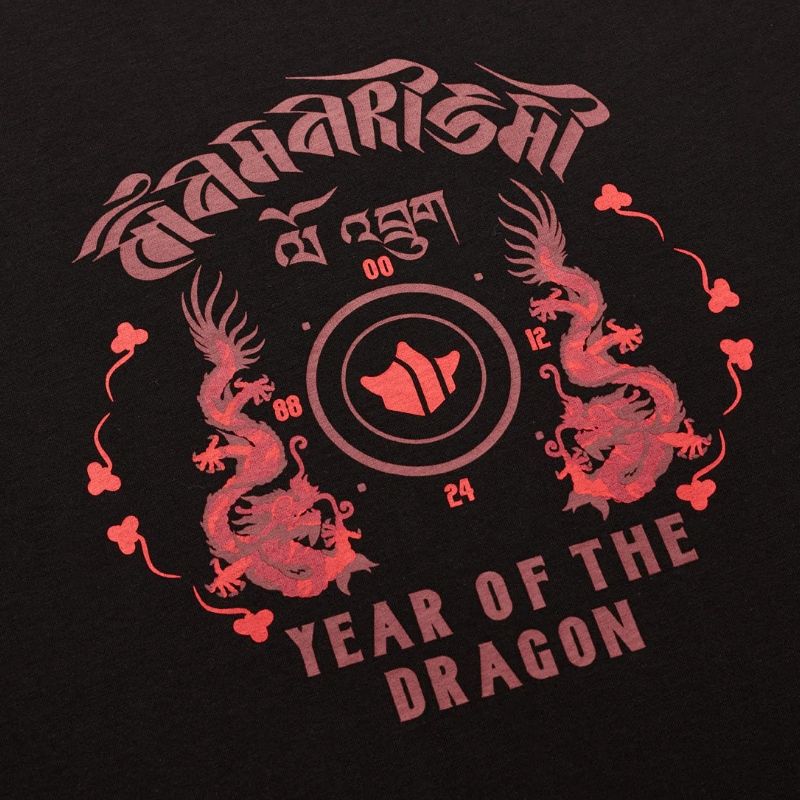 Maharishi T-Shirt Year Of The Dragon - Black