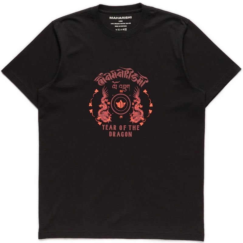Maharishi T-Shirt Year Of The Dragon - Black