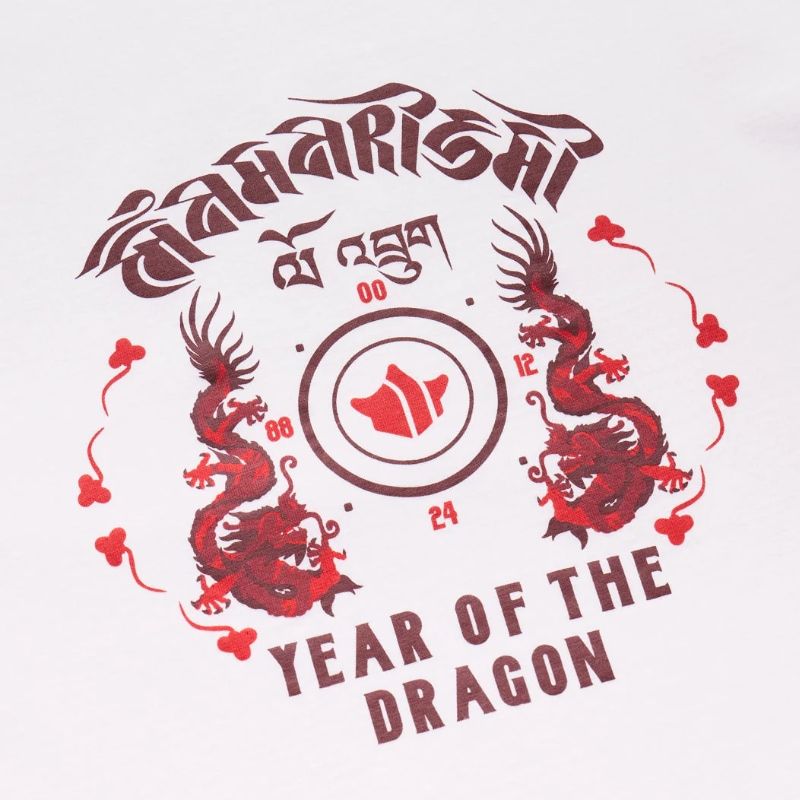 Maharishi T-Shirt Year Of The Dragon - White
