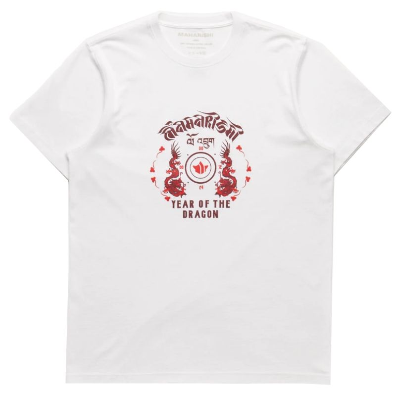 Maharishi T-Shirt Year Of The Dragon - White