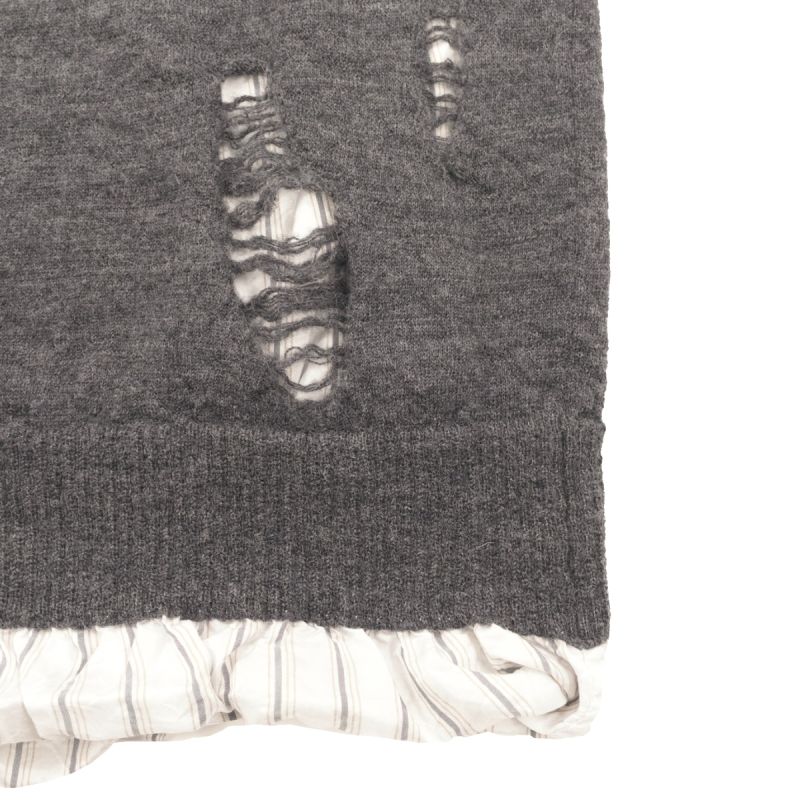 Maison Margiela Knitwear Worn Effect - Grey