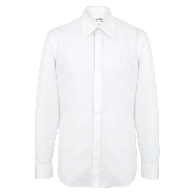 Maison Margiela Shirt Covered Placket White