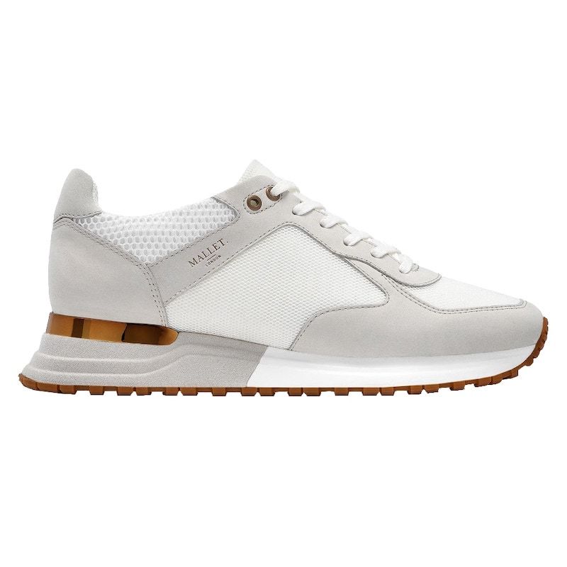 Mallet Trainers Lux Gum - White / Sand