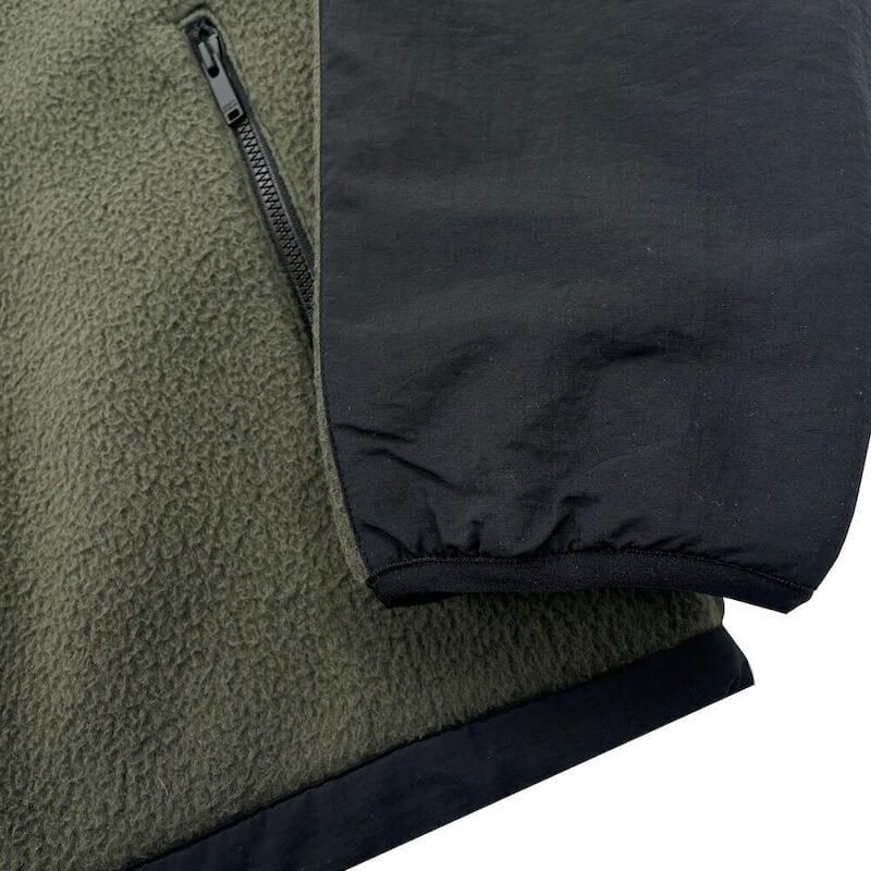 Marcelo Burlon Fleece Jacket Army Green