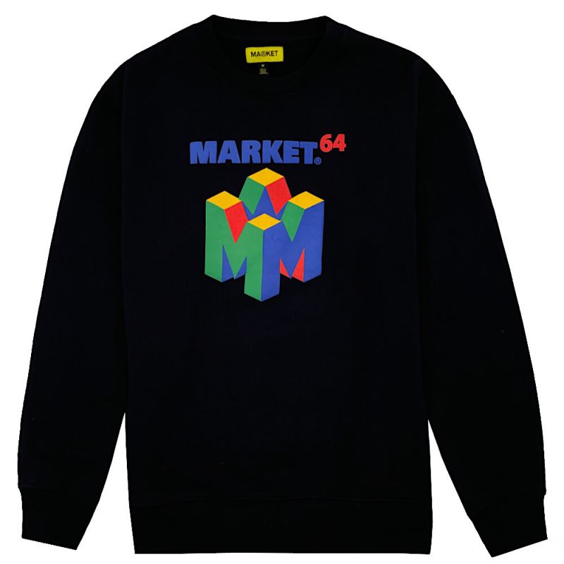 Market M64 Crewneck Sweatshirt Black