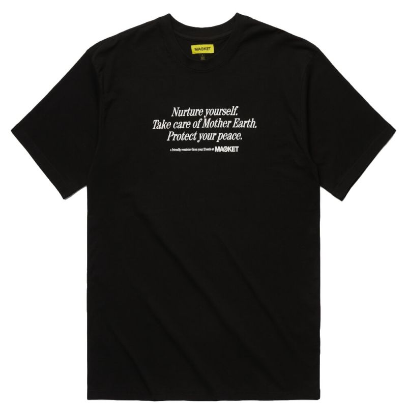 Market T-Shirt Nurture Yourself - Black