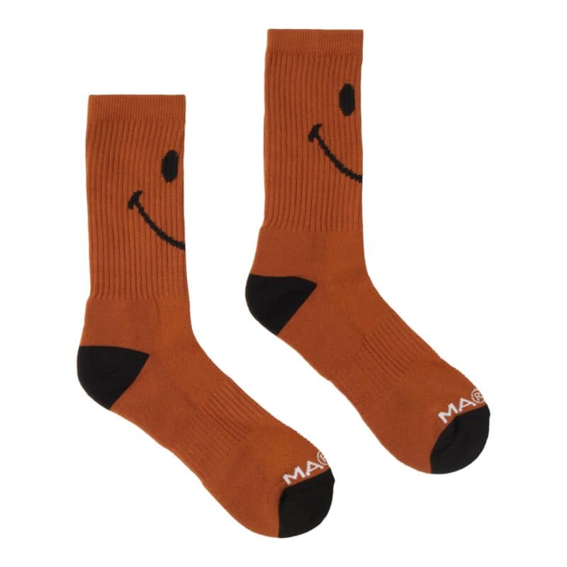 Market Socks - Rust Brown