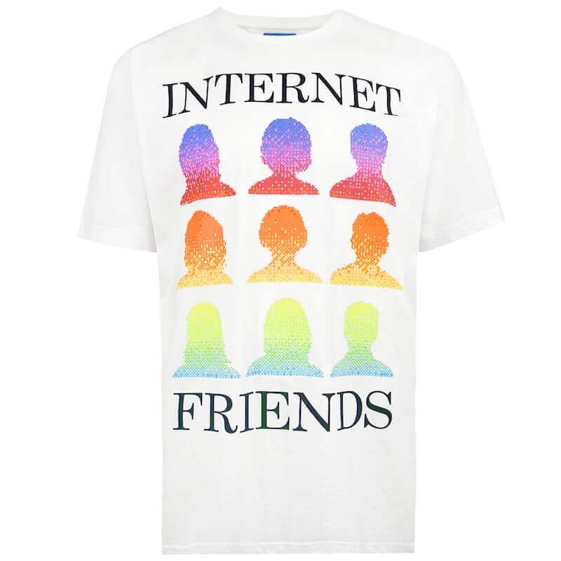 Market T-Shirt Internet Friends - White