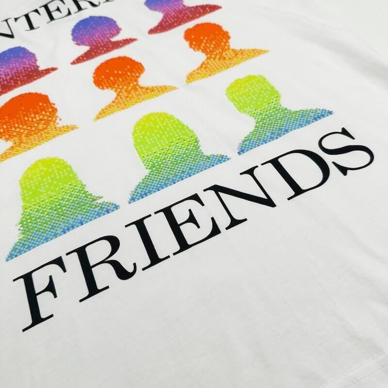 Market T-Shirt Internet Friends - White