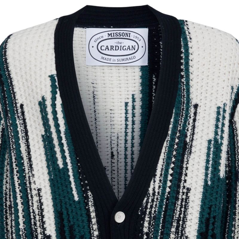Missoni Knitted Cardigan - Green