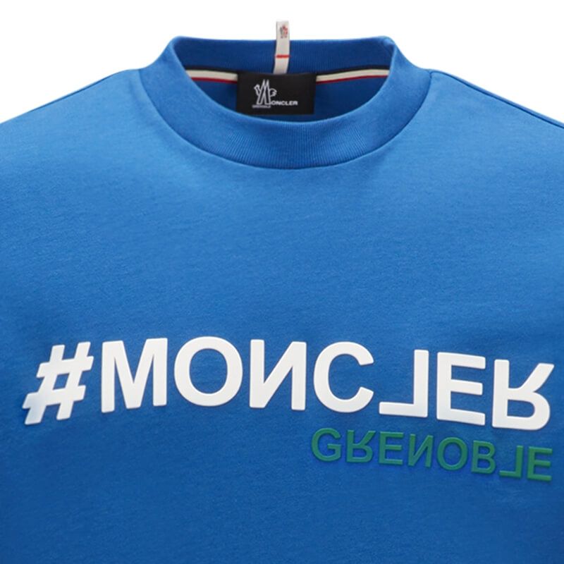 Moncler Grenoble Logo T-Shirt - Blue