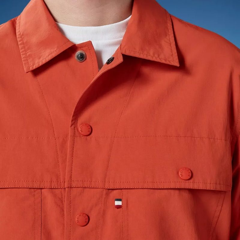 Moncler Grenoble Nax Shirt Jacket - Orange