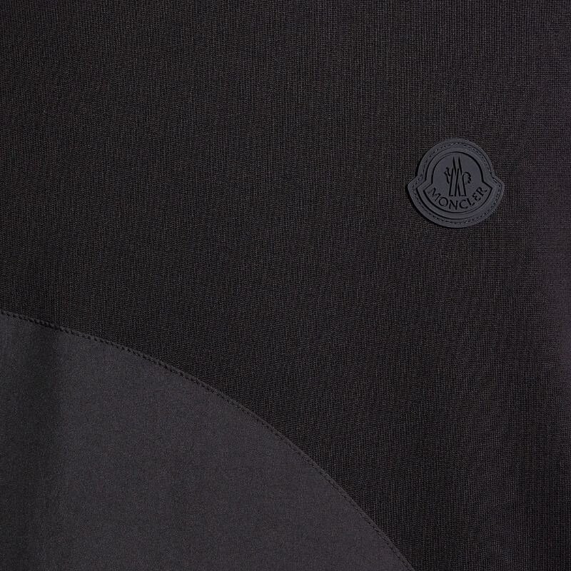 Moncler Sweatshirt Panel - Black