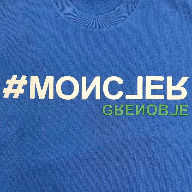Moncler Grenoble Logo T-Shirt - Blue
