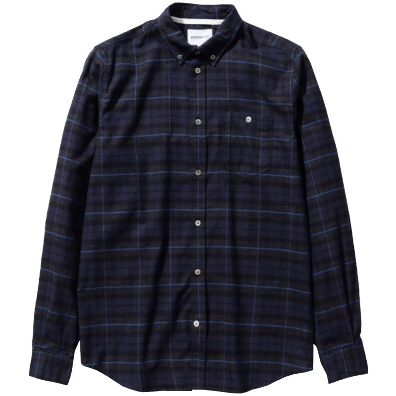 Norse Projects Shirt Anton Check Navy