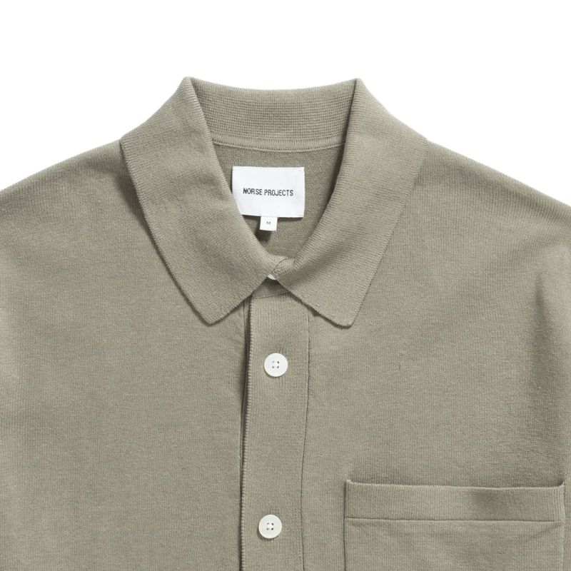 Norse Projects Shirt Rollo Cotton Linen - Clay