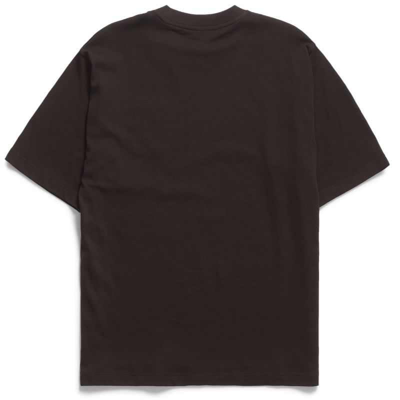 Norse Projects T-Shirt Simon N Logo - Espresso