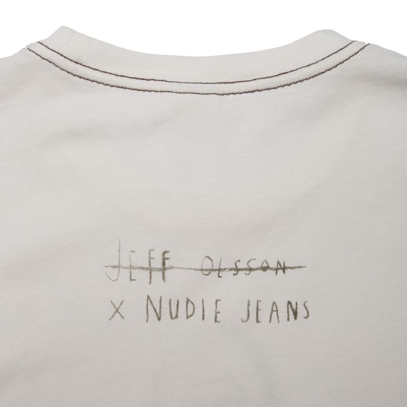 X Jeff Olsson T-Shirt Born In Hell - Off White