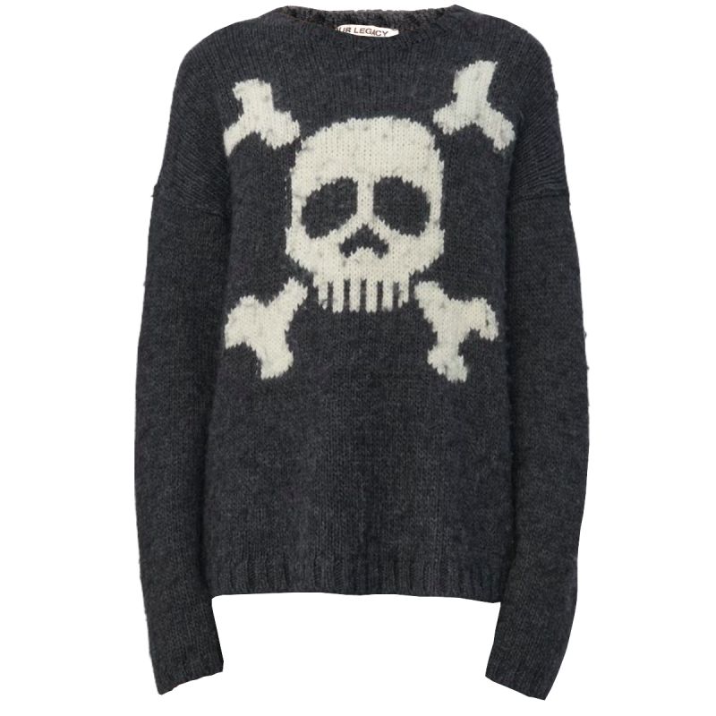 Our Legacy Knitwear Arcadian Jolly Roger - Grey