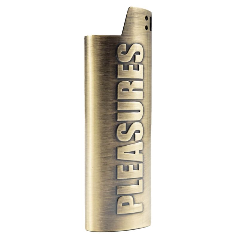 Pleasures Ego Lighter Case - Brass