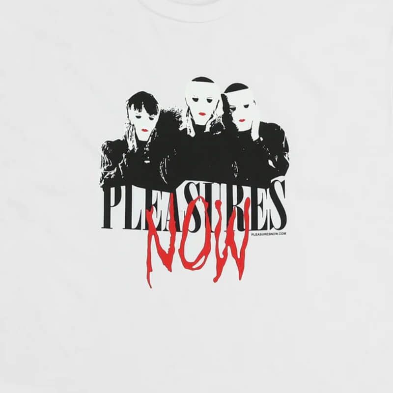 Pleasures Masks T-Shirt - White