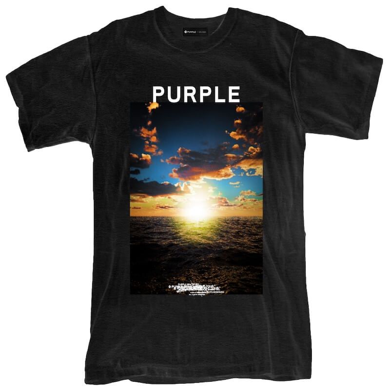 Purple Brand T-Shirt Sunset - Black