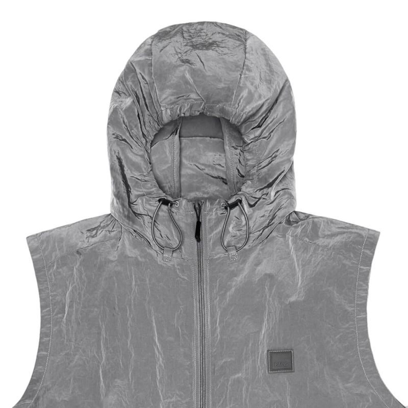 Rains Hooded Vest - Slate