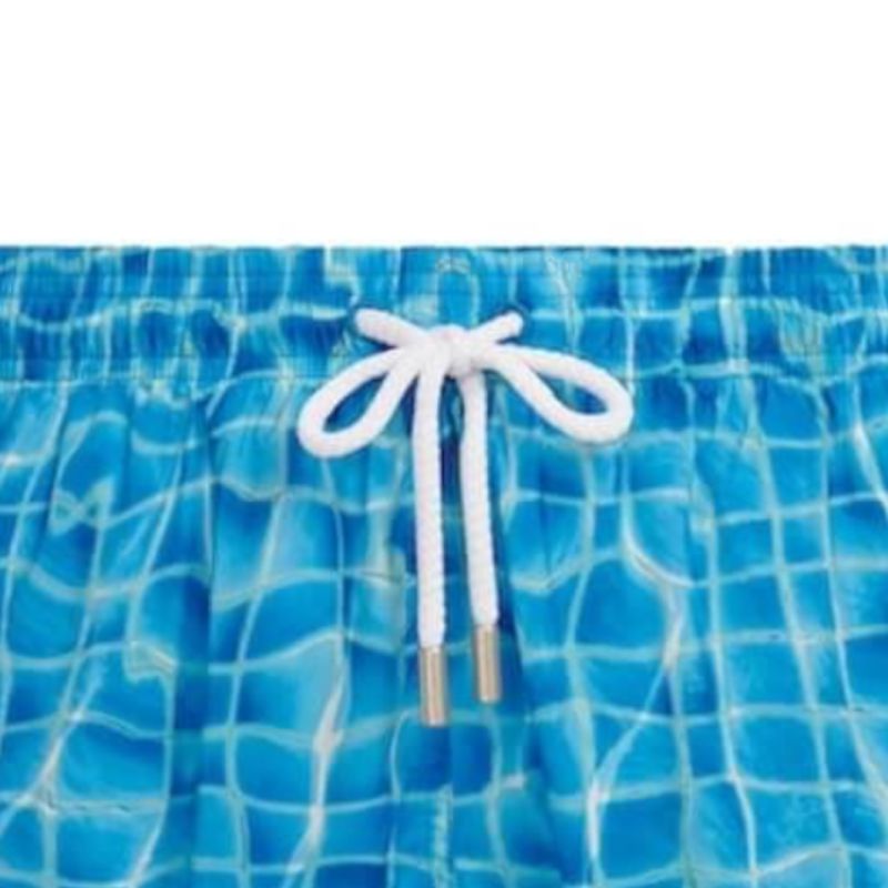 Mosaic Pool Swim Shorts - Blue