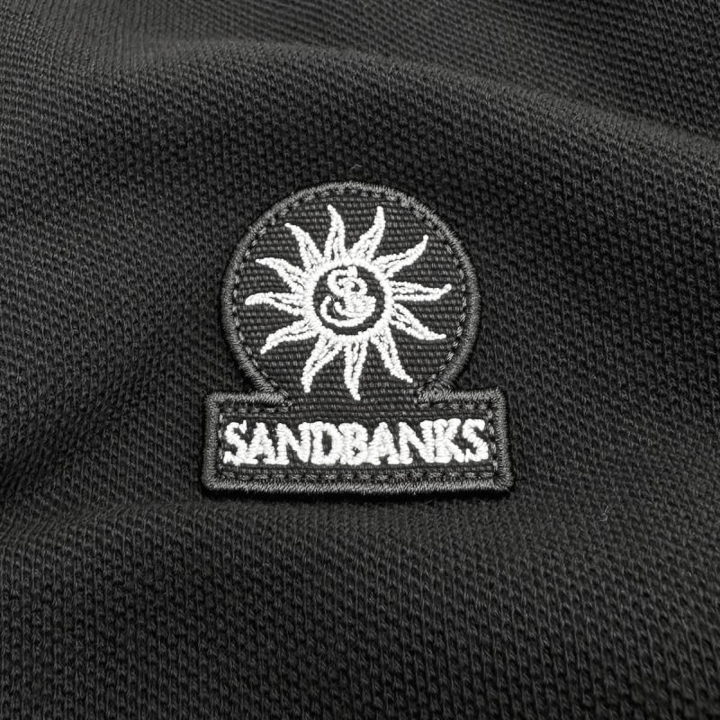 Sandbanks Polo Badge Logo - Anthracite