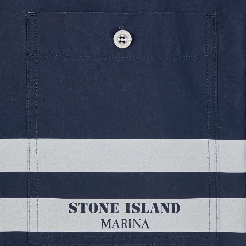 Stone Island Marina Overshirt - Royal Blue