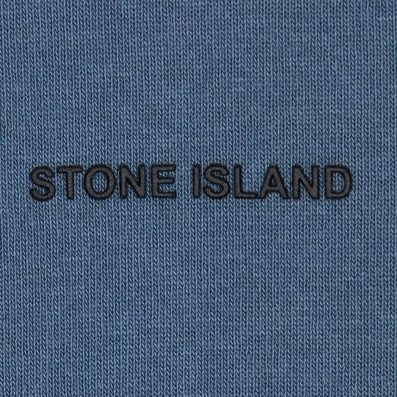 Stone Island Logo T-Shirt - Avio Blue
