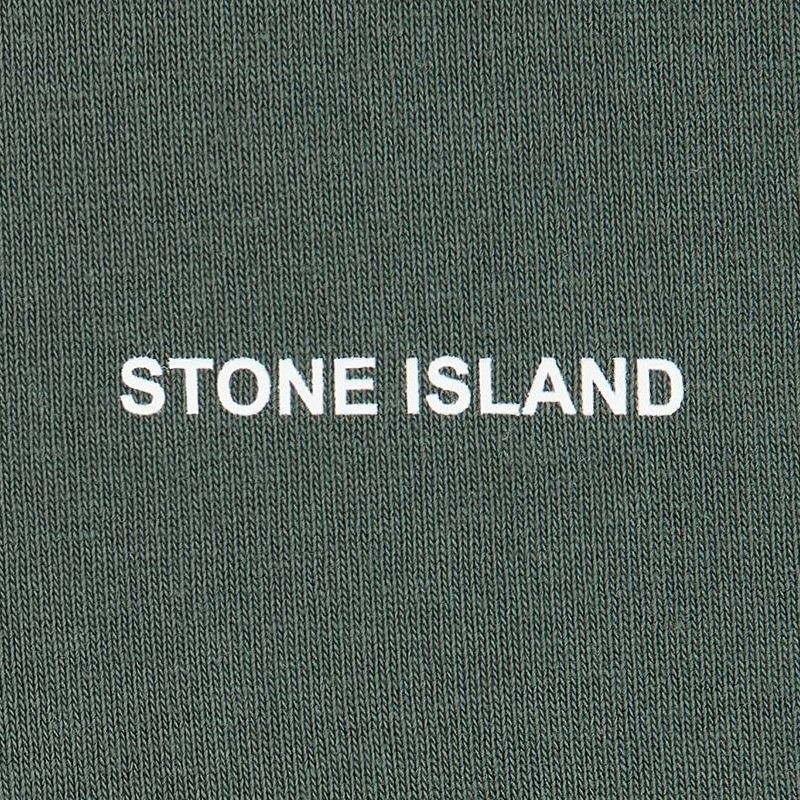 Stone Island Logo T-Shirt - Musk Green